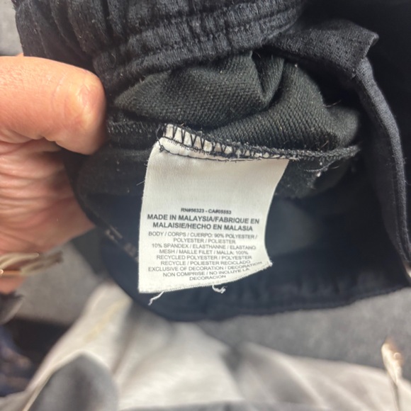 NIKE Running Black Tapered Athletic Pants Zipper Hem Dri-Fit size: Medium - Picture 9 of 9